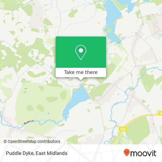 Puddle Dyke map