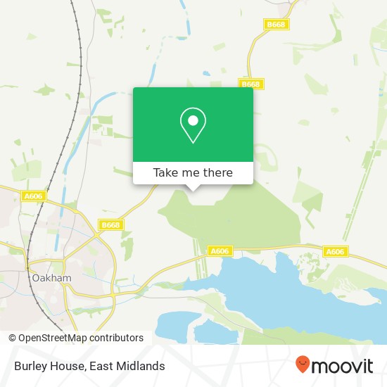 Burley House map