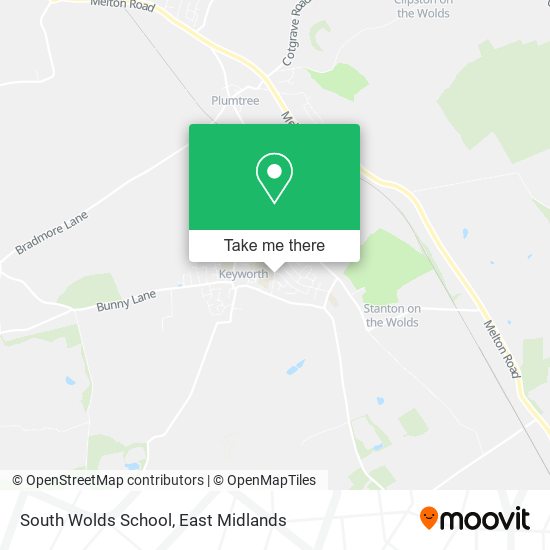 South Wolds School map