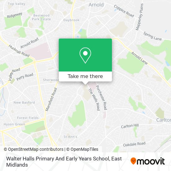 Walter Halls Primary And Early Years School map