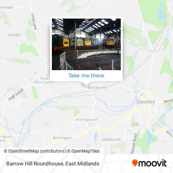Barrow Hill Roundhouse map