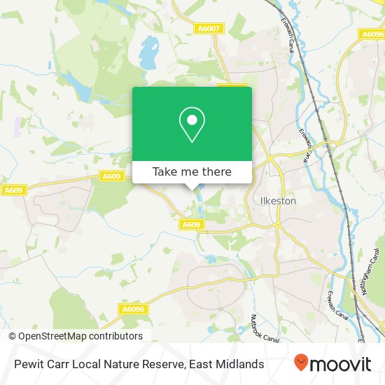 Pewit Carr Local Nature Reserve map
