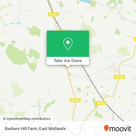 Barbers Hill Farm map
