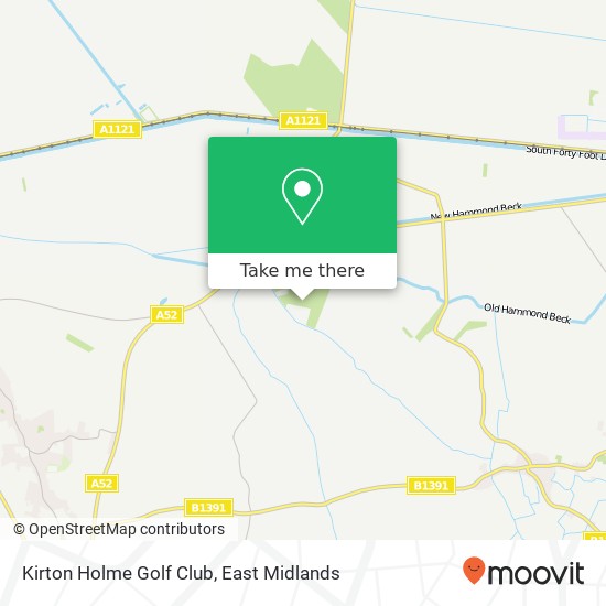Kirton Holme Golf Club map