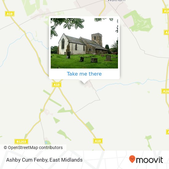 Ashby Cum Fenby map