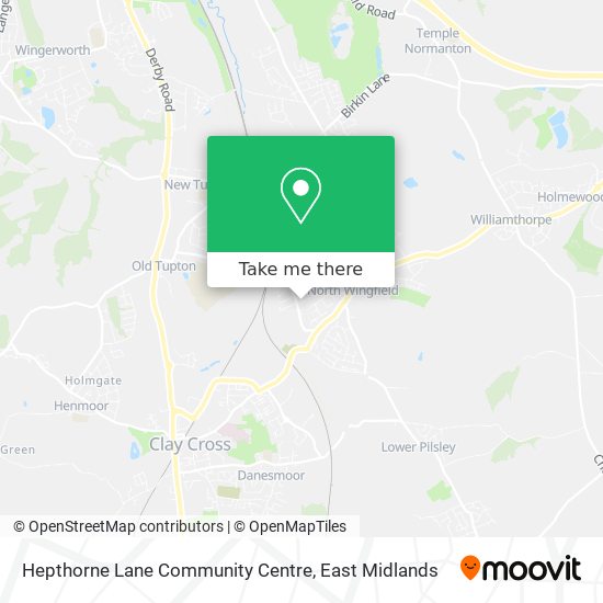 Hepthorne Lane Community Centre map