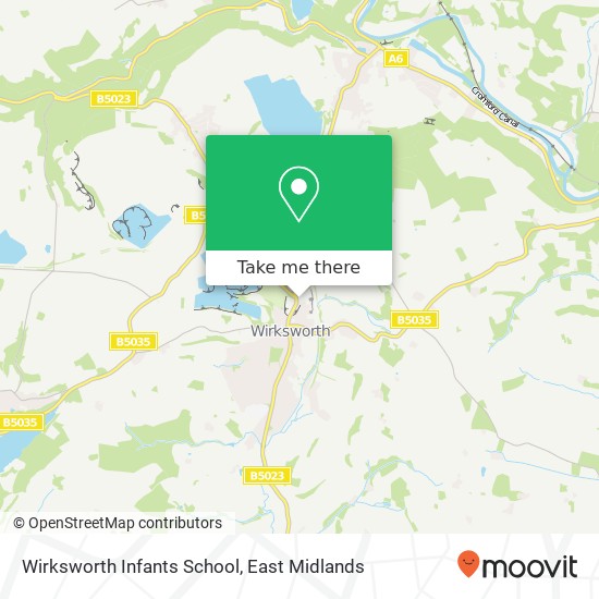 Wirksworth Infants School map
