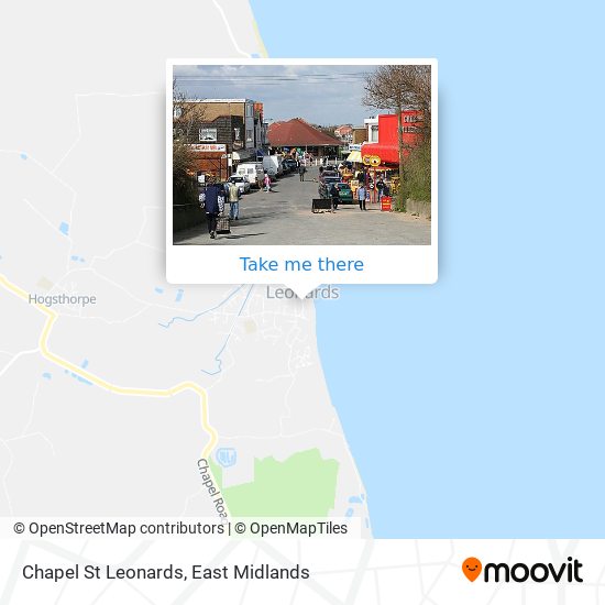 Chapel St Leonards map