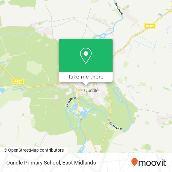 Oundle Primary School map