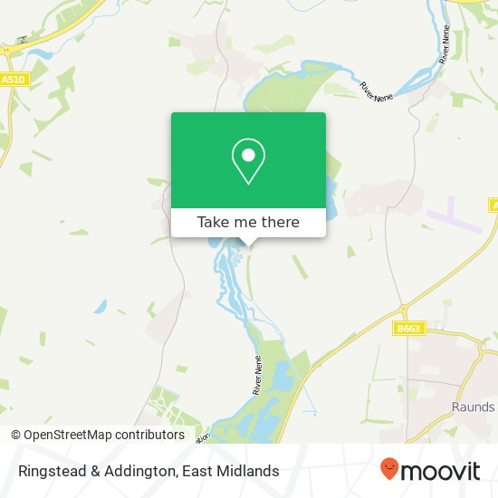 Ringstead & Addington map