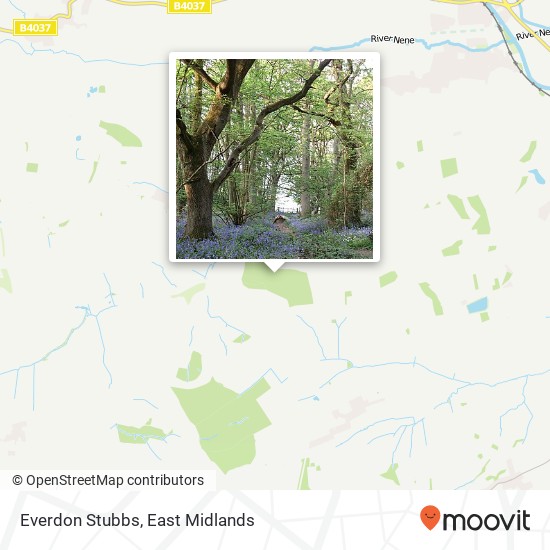 Everdon Stubbs map