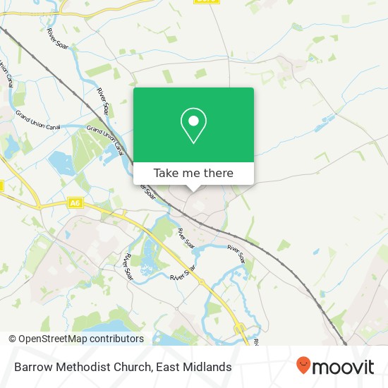 Barrow Methodist Church map