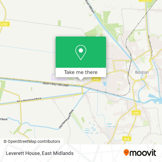 Leverett House map