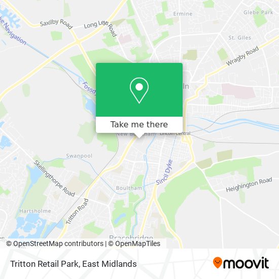 Tritton Retail Park map