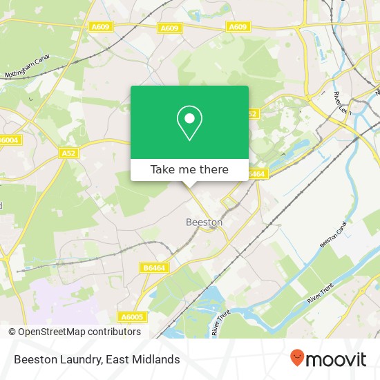 Beeston Laundry map