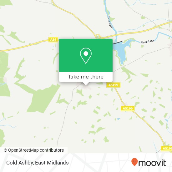 Cold Ashby map