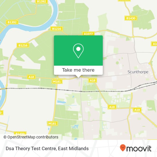 Dsa Theory Test Centre map