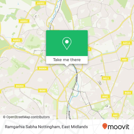 Ramgarhia Sabha Nottingham map