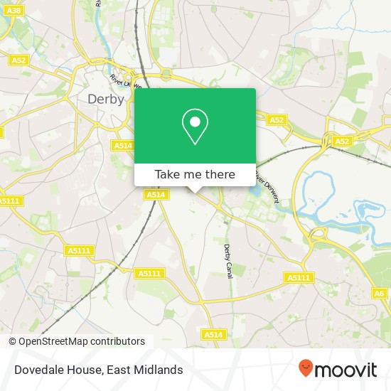 Dovedale House map