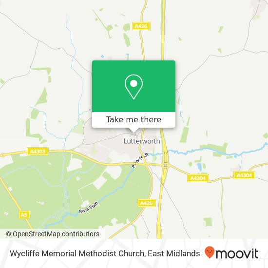 Wycliffe Memorial Methodist Church map