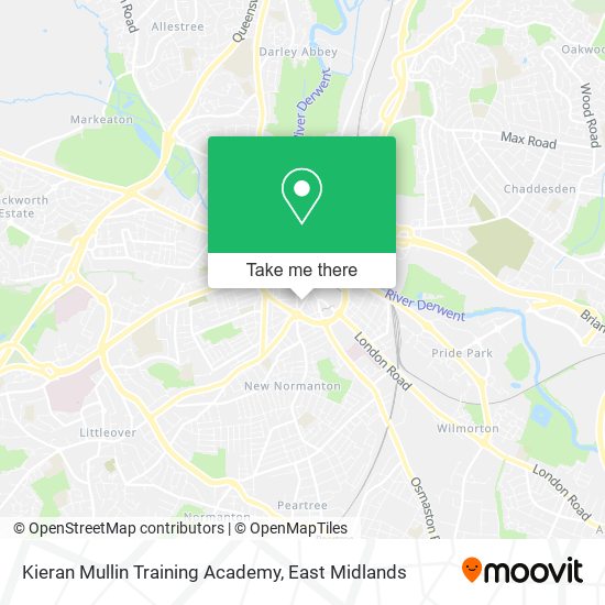 Kieran Mullin Training Academy map