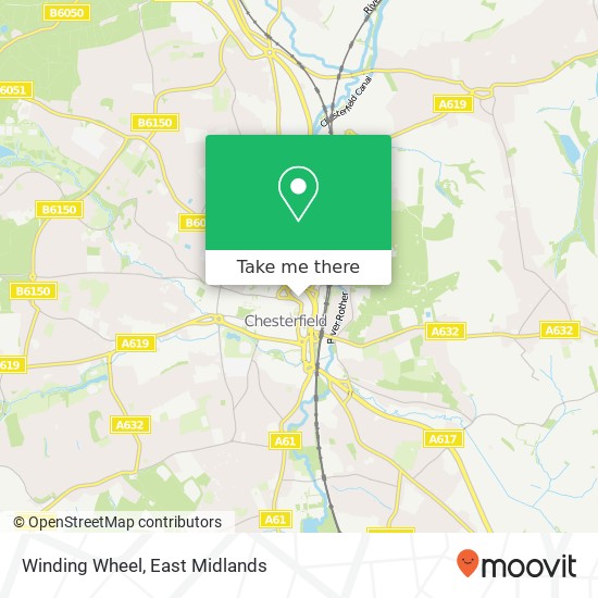 Winding Wheel map