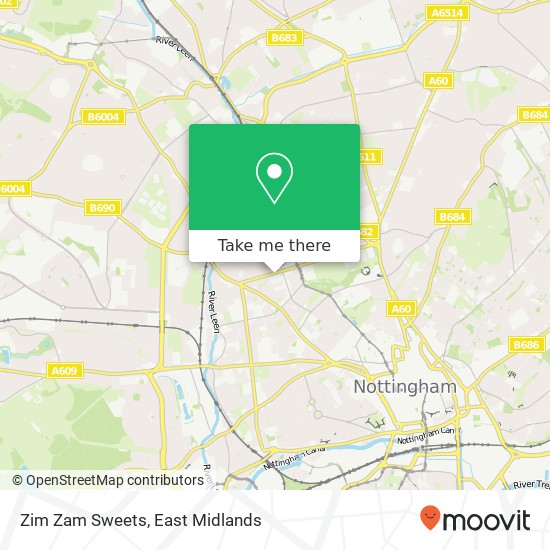 Zim Zam Sweets map