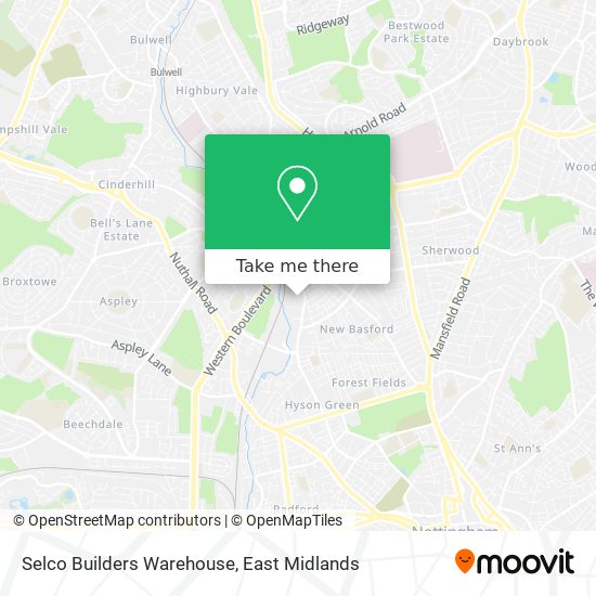 Selco Builders Warehouse map