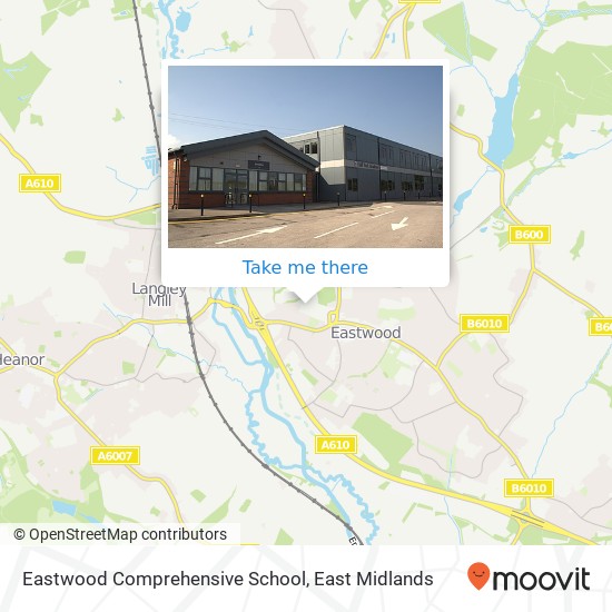 Eastwood Comprehensive School map