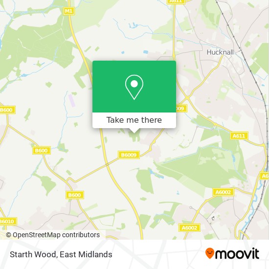 Starth Wood map