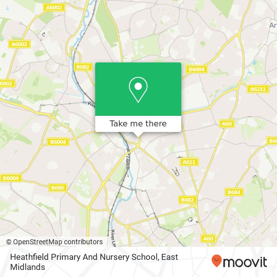 Heathfield Primary And Nursery School map