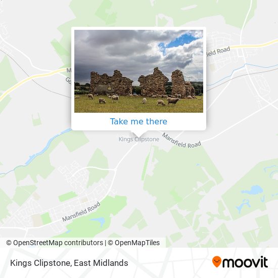 Kings Clipstone map