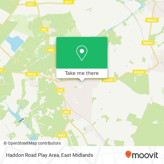 Haddon Road Play Area map