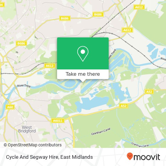 Cycle And Segway Hire map
