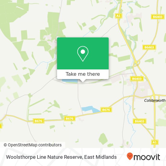 Woolsthorpe Line Nature Reserve map