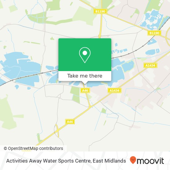 Activities Away Water Sports Centre map