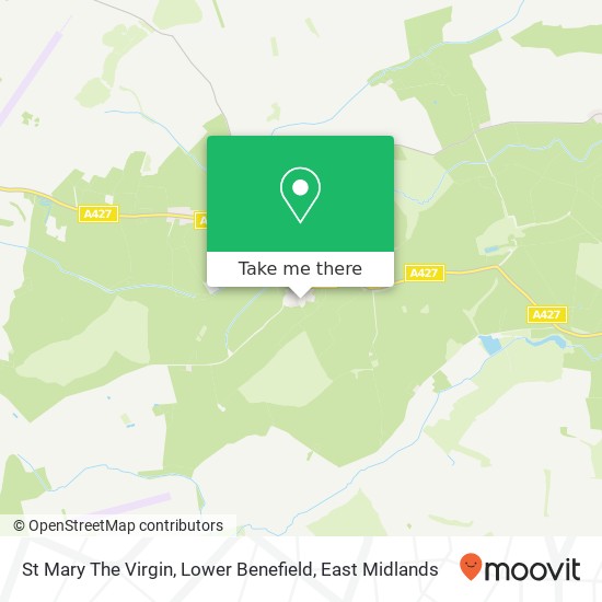 St Mary The Virgin, Lower Benefield map