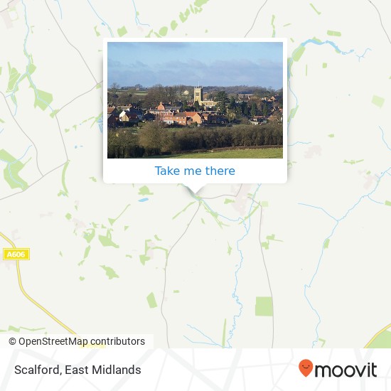 Scalford map