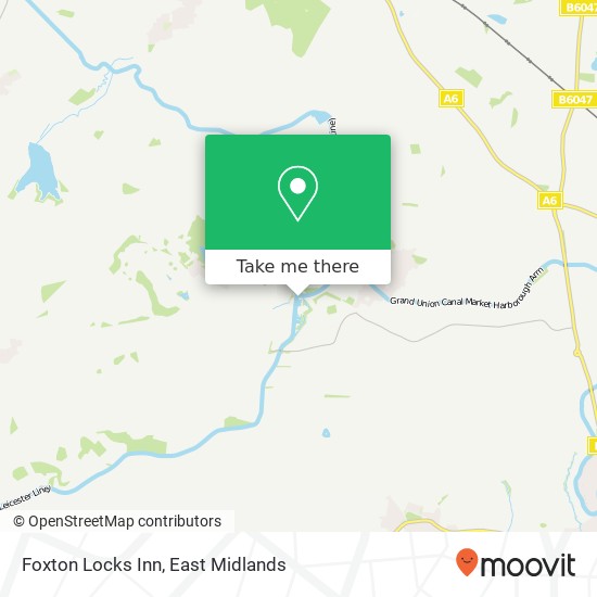 Foxton Locks Inn map