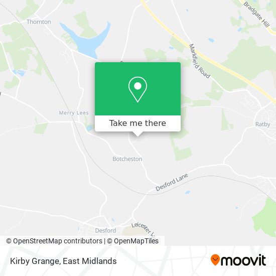 Kirby Grange map