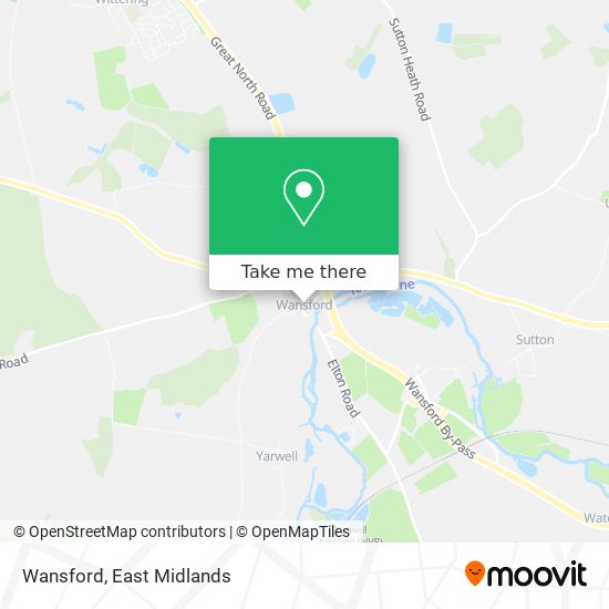 Wansford map