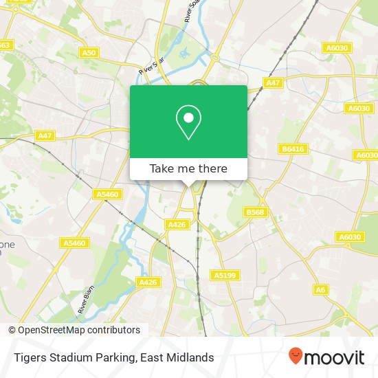 Tigers Stadium Parking map