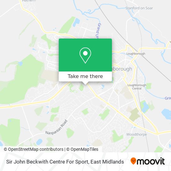 Sir John Beckwith Centre For Sport map