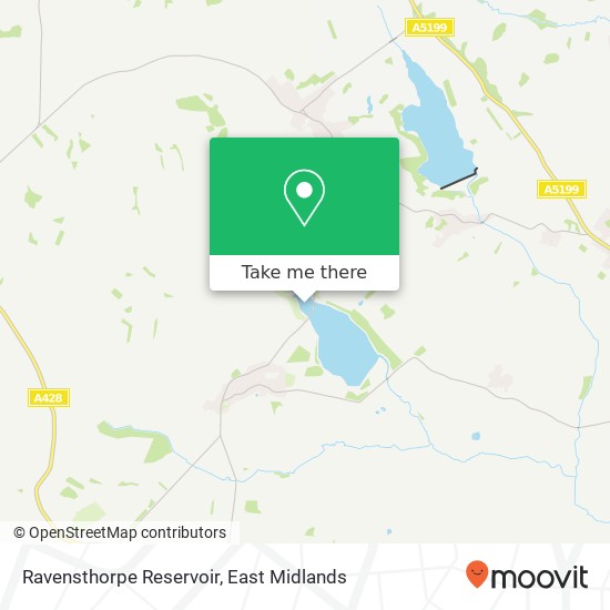 Ravensthorpe Reservoir map