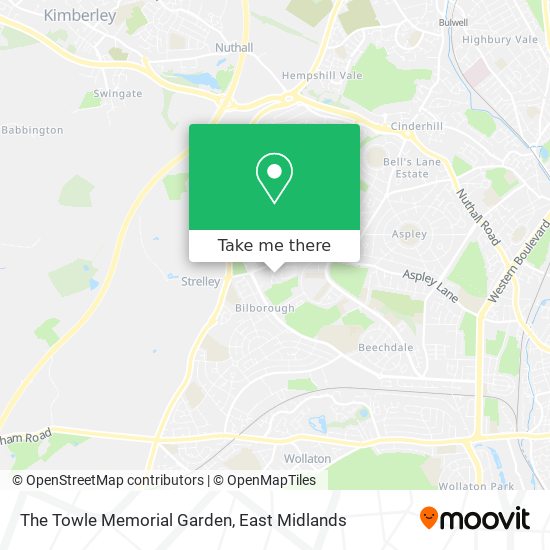 The Towle Memorial Garden map