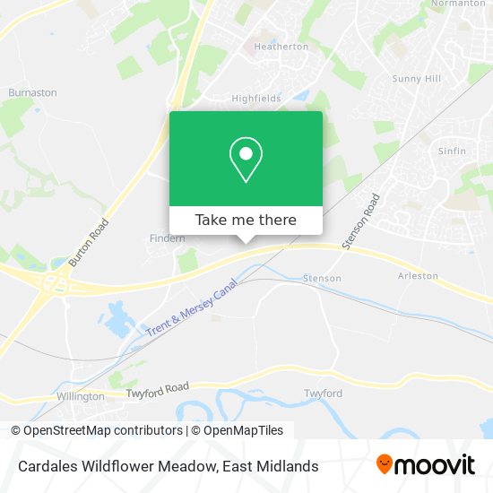 Cardales Wildflower Meadow map