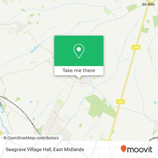 Seagrave Village Hall map