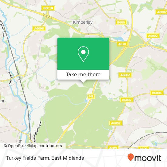 Turkey Fields Farm map