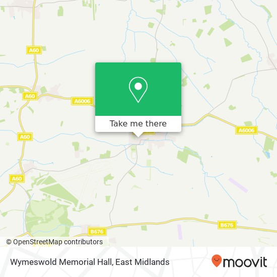 Wymeswold Memorial Hall map
