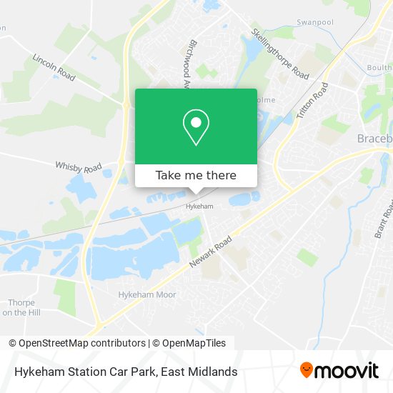 Hykeham Station Car Park map